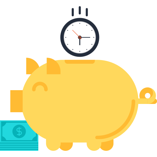 536953 – bank finance investment money piggy savings time