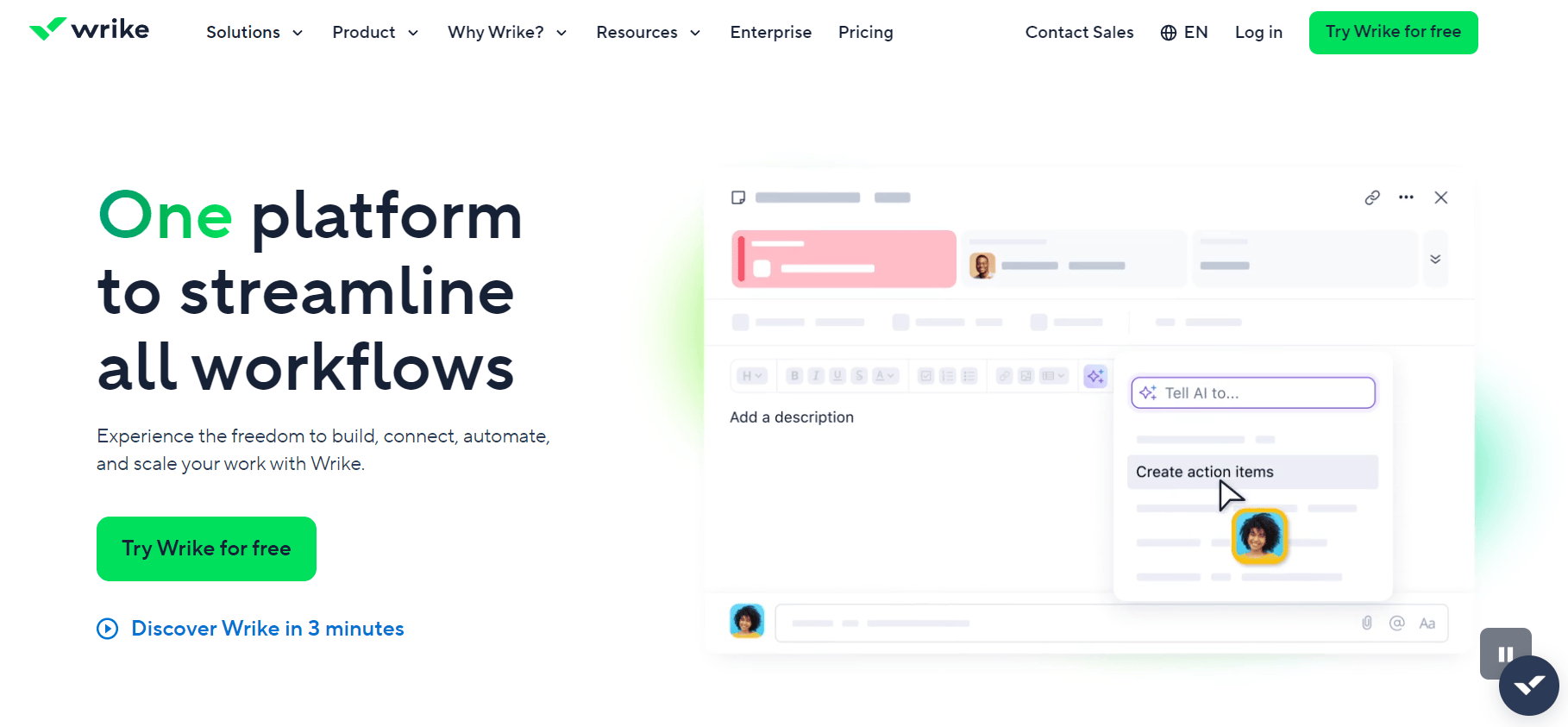 wrike home page image