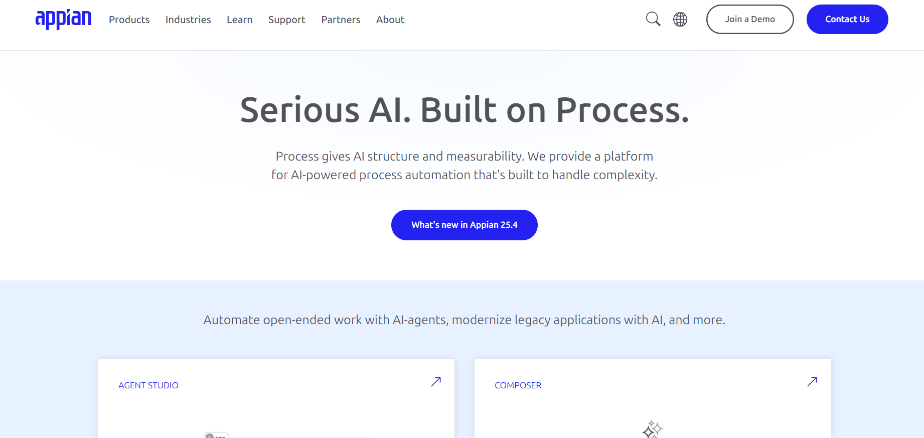 appian home page dashboard image