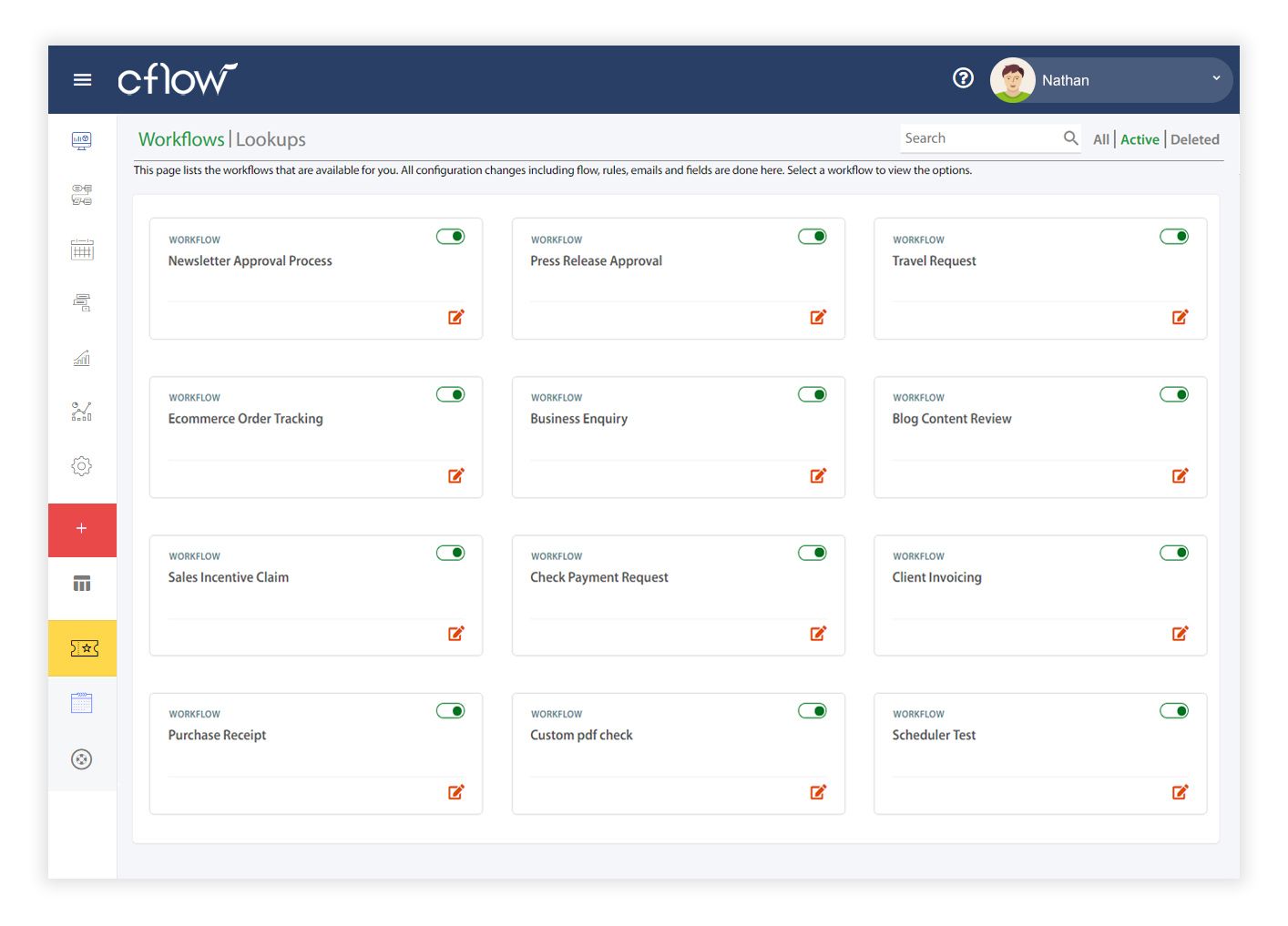 workflows and lookups