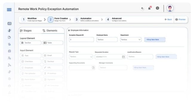 Telework Exception Request Example Remote Work Policy Exception Automation Template – Cflow