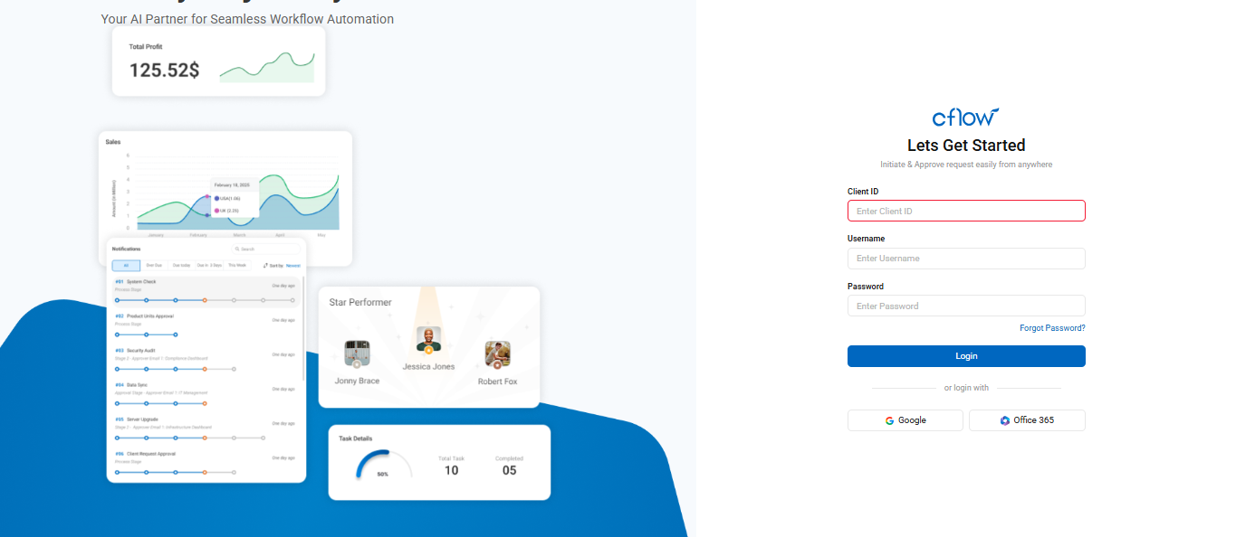 How do I login into my Cflow account? - Cflow