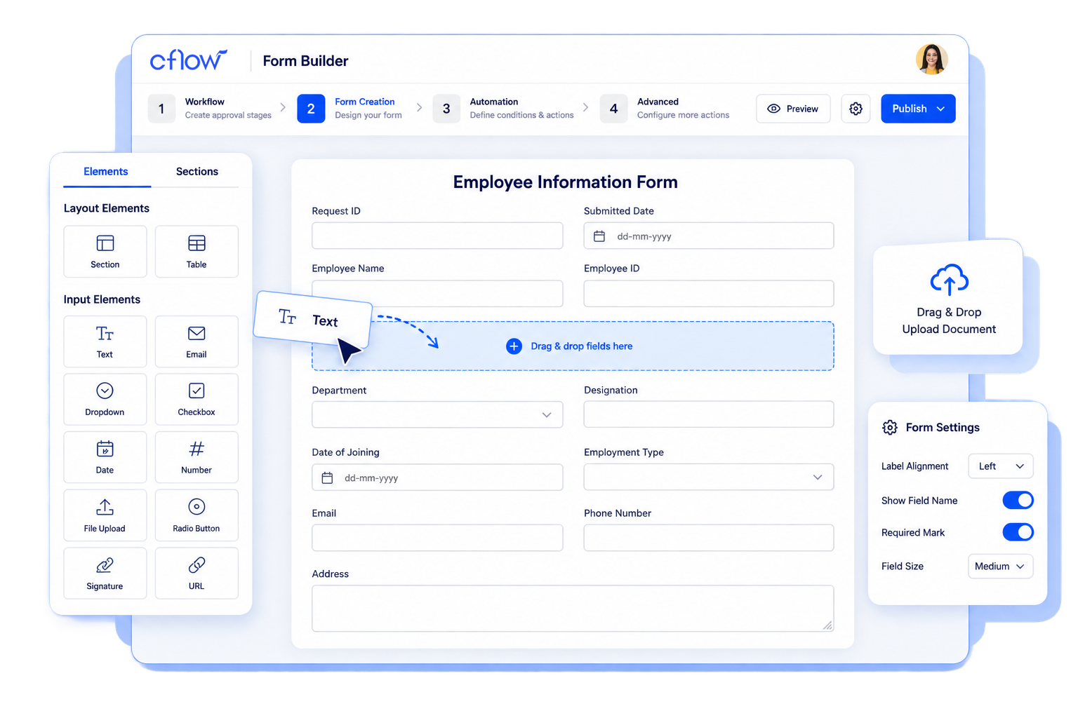 Cflow Form Builder